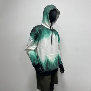 Sweat-shirts à capuche oversize pour hommes de haute qualité pour l'hiver 2025, 100% coton molletonné, logo personnalisé, design de poche - Product Image 1