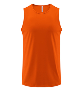 Men's <b>Navy</b> Blue Sleeveless Tank <b>Top</b> O-Neck Quick Dry Knitted Casual Vest for Workout Gym Daily Wear - Product Image 3