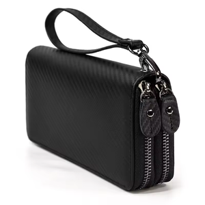Cartera Larga de Cuero para Hombre, Cartera de Cuero Genuino con Doble Cremallera, Doble Capa de Cuero de Alta Calidad 2026 - Product Image 6
