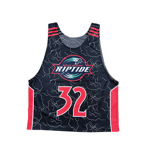 Pinnies de crosse personnalisées de qualité supérieure Pinnies de crosse réversibles - Product Image 5