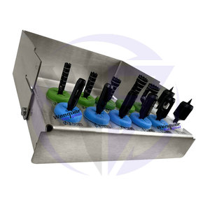 Juego de fresas para taladro con tapón de implante Dental, 12 Uds., taladros negros cónicos de hueso para instrumentos manuales de perforación quirúrgica con control de profundidad - Product Image 4