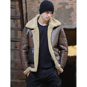 2024 personnalisé professionnel Offre Spéciale respirant vêtements d'extérieur qualité classique nouvelles vestes en cuir pour hommes - Product Image 3