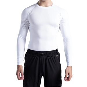 <b>Compression</b> <b>Shirts</b> <b>Man</b> Long Sleeve Gym Clothing UPF 50+ Sublimation Printed Custom MMA Surfing Rash Guard Compressed T-<b>Shirt</b> - Product Image 1