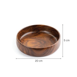 Bol en bois poli de la meilleure qualité pour la cuisine vaisselle de service de fruits grand bol maison et cuisine - Product Image 3