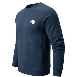 Sudaderas básicas de algodón mezclado para hombre, tela de mezcla premium con acabado suave, sudaderas para hombre - Product Image 3