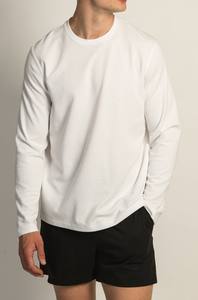 เสื้อยืดแขนยาวผ้าฝ้ายผสมโพลีระบายอากาศและสวมใส่ง่ายทุกวัน - Product Image 6