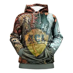 Sublimatie Mannen Hoge Kwaliteit Katoen Dikke Zware Franse Terry Trui Hoodie Oversized Hoodie Door Kleding Kleding Lijn