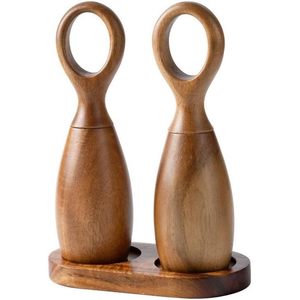 Moulin à sel et à poivre TRESUN en bois d'acacia écologique, noyau en céramique pour une grosseur réglable, passe au lave-vaisselle et au four, pour la maison - Product Image 6