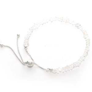 Brazalete fino de moda de Plata de Ley 925, pulsera de Bolo de corte áspero Herkimer con ajuste de alambre flexible suave, paquete de 6 Cajas de Regalo - Product Image 2