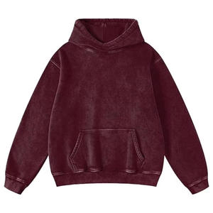 Sweat-shirt oversize pour femme en coton 100% Streetwear à logo frontal personnalisé, lavage à l'acide, tie-dye, respirant, coupe ample et lourde - Product Image 3
