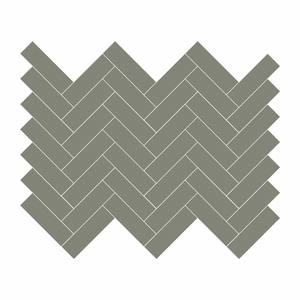 Luxe Olive 320x294mm porcelaine chevrons mosaïque carrelage imperméable Parquet pour intérieur extérieur pour Villa hôtel piscine projets - Product Image 1