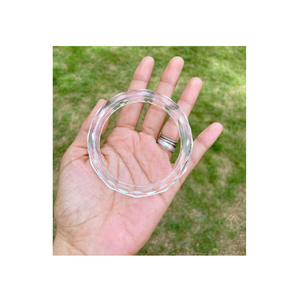 Présentoirs acryliques blancs de bracelet de bijoux de bracelet de bracelet pour le vendeur chaud de taille adaptée aux besoins du client - Product Image 3