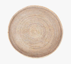 New Arrival Handwoven Rattan <b>Round</b> <b>Serving</b> <b>Tray</b> 100% Eco Friendly Natural Handmade Rattan Storage Baskets - Product Image 5