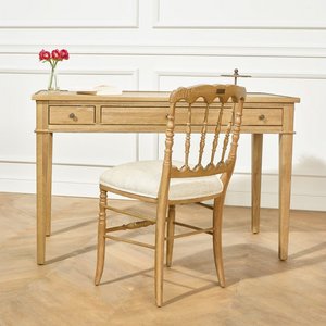 Napoleon Spindle <b>Chairs</b> Made Of Solid Teak Wood <b>High</b> Quality With Upholstery For Dining Room - Product Image 6