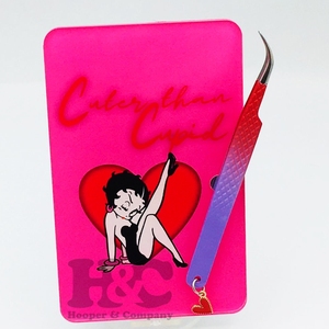 Vente en gros de carreaux de cils en acrylique Outil d'extension de cils Forme carrée papillon Logo personnalisé Emballage durable Carreaux personnalisés vison - Product Image 3