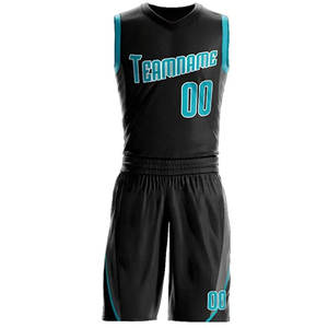 Nueva gran oferta uniforme de baloncesto hecho a medida impresión por sublimación completa 100% poliéster secado rápido adultos uniforme de baloncesto Unisex - Product Image 1