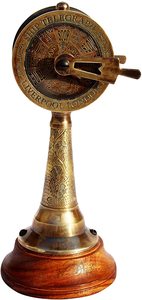 Haute vente Top qualité maison décorative Marine Antique laiton télégraphe à collectionner Vintage nautique concepteur navire 7 "télégraphe - Product Image 4