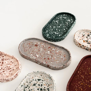 Elegante bandeja de cerámica para servir Ideal para fiestas de Nochevieja con aperitivos y postres - Product Image 1