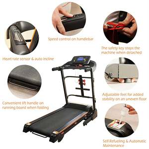 Tapis Roulant Elettrico Pieghevole Portatile Ksports da 16,5 Pollici con Bluetooth per App di Monitoraggio Fitness e Rilevamento Frequenza Cardiaca - Product Image 2