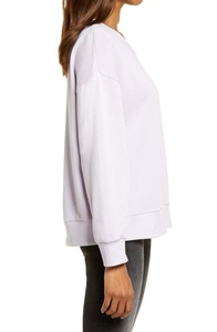 Sweat-shirts à capuche pour femmes, style panneau personnalisé avec logo, en coton de haute qualité, imperméables, à séchage rapide, en polaire, blancs, longs et oversize, hiver 2026 - Product Image 3