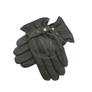 Gants en cuir d'hiver de qualité supérieure fabriqués au Pakistan, respirants, compatibles avec les écrans tactiles, écologiques, pour une utilisation décontractée en extérieur, taille plus - Product Image 1