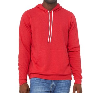 Sweatshirts en gros personnalisés pour hommes en coton/bambou polaire de haute qualité Bella Canvas - Product Image 4