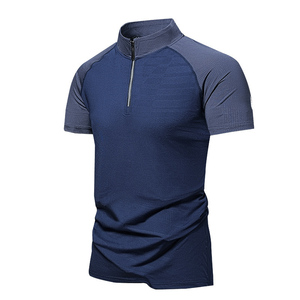 2025 nouveauté lambrissé Sublimation quart Zip hommes pour Polo T-Shirts toile Golf pour Polo chemise avec broderie Logo imprimer P - Product Image 4