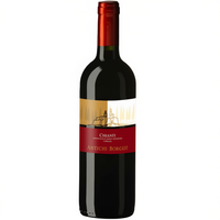 Antichi Borghi, Vino Tinto Tradicional Toscano Italiano Chianti DOCG, 750 ml, 6 Botellas por Caja