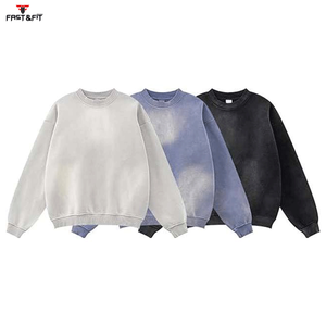 Nouveau style streetwear d'hiver, design personnalisé, unisexe, uni, imprimé numérique, 100% coton, polaire, manches longues, sweat-shirt à capuche - Product Image 3