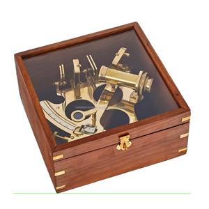 Sextante de Latón de Alta Calidad para Barco, Instrumento de Navegación Náutica Marina - Product Image 1
