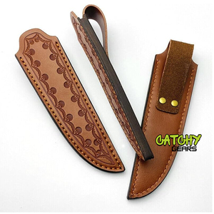 Fourreau de couteau en cuir de chasse bricolage personnalisé en différentes tailles et couleurs pour application de couteau Bowie Support OEM - Product Image 5