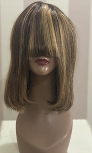 100% Raw Unprocessed Colored <b>Wig</b> <b>Human</b> Vendor Hair Bob Piano Straight <b>Wig</b> Cuticle Aligned Remy Virgin Wholesale Hair Extensions - Product Image 4