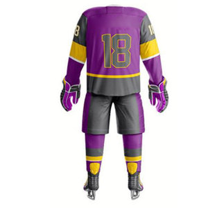Nouveau style unique uniformes de hockey sur glace de sublimation vêtements de sport ensembles d'uniformes de hockey sur glace de sport personnalisés - Product Image 3