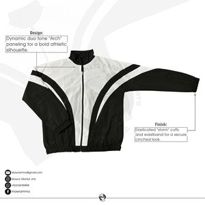 Veste de sport Mawra Ultimate, haute qualité, logo personnalisé, patchwork, streetwear, coupe-vent respirant, pour la course à pied, la salle de sport, l'hiver, les activités de plein air, pour hommes - Product Image 3
