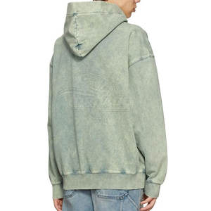 Offre Spéciale pas cher prix hommes Basics acid wash sweats à capuche meilleure qualité à manches longues produit de qualité supérieure à capuche - Product Image 4