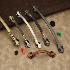 Stylish Premium Modern Zinc Alloy Adjustable <b>Cabinet</b> Drawer Handles Wire Brushed Pull for Bathroom Entry Living Room Home - Product Image 5