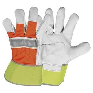 Guantes de trabajo de cuero hechos a medida de fábrica directa Diseño resistente a cortes en colores específicos para uso en exteriores Fabricado en Pakistán - Product Image 2