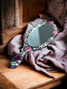 Resin Hand <b>Mirror</b> with Smooth Glossy Finish Perfect for Daily Use Makeup or Decorative Purposes Adding Stylish touch - Product Image 4