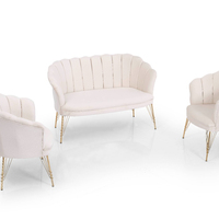 Meubles de jardin modernes de haute qualité pour l'extérieur, ensemble de salon de thé en bois pour balcon, pieds démontables pour usage hôtelier, fabriqué en Turquie