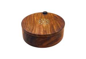 Affordable <b>Wooden</b> Roti <b>Box</b> with Smooth Finish for Daily Kitchen and Dining Use Natural <b>Wooden</b> Chapati <b>Storage</b> <b>Box</b> - Product Image 2