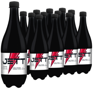 Bebida Energética Jett Pet 800ml Lata Roja Sabor Original con Cafeína y Taurina PET - Product Image 3