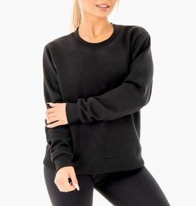 Sudadera Deportiva con Capucha de Color Sólido y Logotipo Personalizado para Mujer, Tops Cortos de Moda Urbana, Sudadera Corta Personalizada para Chicas, Informal 2026 - Product Image 3