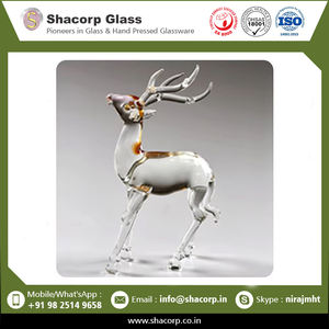 Luxury Style <b>Glass</b> Dear Animal for Decoration Available at Competitive Price - Product Image 2