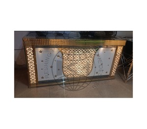 Décor en acier moderne de table de mariage pour les affichages extérieurs de réception dans les hôtels - Product Image 6