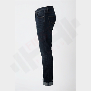Pantalones Vaqueros de Mezclilla para Hombre 2025, Corte Recto Ajustado, Largos, Cómodos, Transpirables, Tallas Grandes, Personalizados, OEM, al por Mayor, Lavados, con Botones - Product Image 3