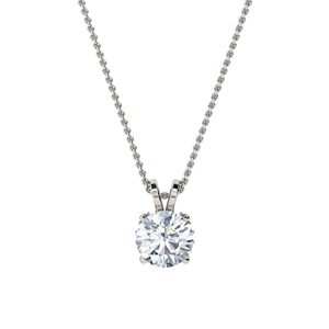 Bestseller Round Cut Diamond Halo <b>Pendant</b> 0.50 Ct Lab Grown Diamond In Platinum For Engagement Party - Product Image 1