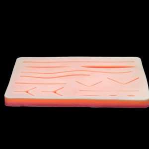 New Arrival <strong>Suture</strong> Practice Pad 3 Layer With 14 Wound Durable Silicon <strong>Skin</strong> <strong>Suture</strong> Practice Kit Medical Veterinarian Students - Product Image 6