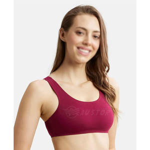 Soutien-gorge de sport grande taille en tissu doux pour femmes soutien-gorge de sport de gymnastique confortable et facile à porter disponible en stock - Product Image 2