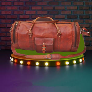 Travel Bag Custom <b>Hand</b> <b>Carry</b> Sports Gym Leather Weekender Overnight Duffle <b>Luggage</b> Custom Leather Travel Bag for Men - Product Image 6