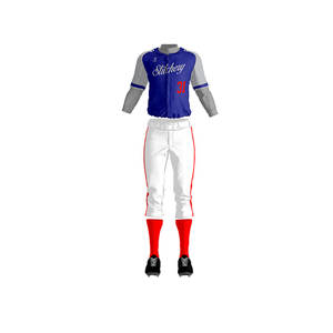 Ensemble d'uniformes de Baseball professionnel conception personnalisée jeu maillot pantalon tenue pour les équipes du Collège du Club scolaire - Product Image 3